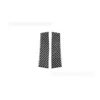 Adecuado para 15-18 Highlander fibra de carbono interior pilar A decorativo pegatinas accesorios de modificación interior de coche