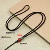 Joyería tejida cera de abeja colgante de cuenta roja superior colgante de cordón cuenta suelta de ágata cadena de suéter Accesorios Mayoreo
