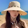 Popular Sombrero de Pescador Retro para Exteriores Verano Senderismo Pesca Protección Solar Sombrero para el Sol Montañismo Sombrilla Occidental Sombrero de Vaquero