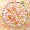 Cuentas Mixtas, Cuentas Sueltas de Vidrio, Cuentas de Arroz, Cuentas de Vidrio Semiacabadas Hechas a Mano para DIY, Accesorios para Joyería Mixtos de 8-10 mm