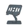 Soporte Giratorio de Tableta de 360 Grados, Aleación de Aluminio Antideslizante para Escritorio, Ajustable en Tres Ejes, Plegable, Ajustable en Altura, Giratorio