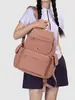 2026 Mochila Ligera de Color Sólido para Viajes Diarios Mochila Casual para Estudiantes Mochila para Senderismo al Aire Libre Montañismo Viajes para Mujeres