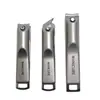 Novo Cortador de Unhas de Aço Carbono Tamanho Grande Pequeno Boca Reta Chanfrada Cortador de Unhas Conjunto Ferramenta Profissional para Manicure