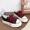 Zapatos de Lona Blancos con Grulla Negra Suela Gruesa Dos Usos Verano Mujer Transpirables Estilo Caliente Versátiles Retro Zapatos Perezosos Slip-on Medios