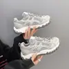 Zapatillas de mujer con suela gruesa 2026 nuevo verano súper populares de malla transpirables deportivas versátiles casual zapatos tipo papá