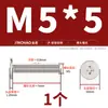 Tornillos de Cabeza Plana Delgada niquelados, de Forma Delgada, de Borde Delgado, Cabeza Plana Grande, Cabeza Plana Negra, Tornillos Phillips, Cabeza Plana M2M3M4M5M6