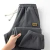 Pantalones de Pana para Hombre Marca de Moda Primavera y Otoño Retro Ropa de Trabajo Talla Grande Pierna Ancha Acampanados Leggings Invierno Casual Pantalones Deportivos