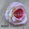 Simulación de boda cabeza de flor de rosa de franela ramillete rojo adornos para sesión de fotos de boda en casa adornos de flores flores artificiales transfronterizas venta al por mayor