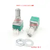 B1K 5K 10K 20K 50K 100K 500K Potenciómetro Doble Rv097 Pie Curvado Vertical con Soporte