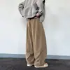 Pantalones Casuales de Lino Puro para Hombre, Nuevos de Verano 2025, Sueltos Rectos de Pierna Ancha con un Toque de Lujo, en Stock