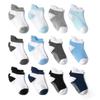 2025 Amazon Nuevo Antideslizante Punteado Calcetines de Barco de Tacón Pequeño Calcetines de Bebé Color Sólido Calcetines de Piso Calcetines para Niños Venta al por Mayor