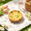 Chaveiro Pingente Cesta de Frutas Desenho Animado Mirtilo Morango Estrutura de Bambu Acessórios DIY Capa de Celular Ímã de Geladeira