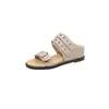 Sandalias Abiertas de Estilo Francés con Plataforma Interior para Mujer, Nuevos Zapatos de Moda de Verano para Vacaciones para Usar con Faldas, Sandalias Romanas