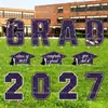 Decoración de letrero para jardín de la nueva temporada de graduación 2027 de Amazon, plástico, cartón corrugado hueco, letrero de suelo, señalización exterior