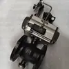 Válvula de esfera com flange tipo V VQ47F/H-16C para oleoduto/tubulação de água Válvula de esfera tipo V manual Válvula de esfera tipo V manual de aço fundido