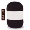 Hilo de Algodón Coreano de Leche de 4 Hebras, Lana Media, Bola de Hilo de Grosor Medio para Muñecas Hechas a Mano, Hilo para Crochet, Bola de Hilo Tejida a Mano