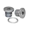 N91167901 É Adequado para Parafuso de Drenagem do Cárter de Óleo de Motor Volkswagen Audi Arruela Oca de Alumínio N0138157