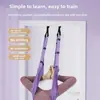 Set de Hamaca de Yoga Aéreo Ajustable Pilates Columpio Antigravedad Correa Elástica Danza Fitness Entrenamiento de Yoga Ejercicios de Moldeado Corporal