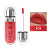 USHAS Mais Vendido Maquiagem Colorida Batom Líquido Perolado Longa Duração Não Gruda no Copo À Prova d'Água Acabamento Espelhado Glitter Fino Gloss Labial UC089