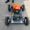 Cortador de grama tipo roda controlado remotamente para áreas verdes em aeroportos e estações de trem, pastagens e gramados de campos de golfe