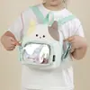 Mochila Infantil de Gato de Dibujos Animados, Mini Mochila Escolar de Jardín de Infancia con Contraste de Color, Mochila Ligera de Nailon para Viajes de Bebé