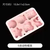 Colección de Moldes de Silicona Apretables Pata de Gato Waffle Cristal Epoxy Pegamento AB Materiales Hechos a Mano para Bricolaje Moldes para Juguetes de Comida