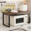Estante de Almacenamiento de Cocina Estante de Almacenamiento de Múltiples Niveles Encimera Multifuncional Estante de Almacenamiento para Microondas y Olla Arrocera de Cocina