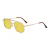 Nuevas Gafas de Sol Cuadradas de Moda Europeas y Americanas para Hombre, Monturas Sencillas de Metal, Gafas de Sol para Hombre con Protección Solar para Montañismo al Aire Libre