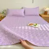 Modelo Nuevo de Verano Grado A Seda de Hielo Látex Esterilla Refrigerante Juego de Tres Piezas, Lavable a Máquina Esterilla Refrigerante para Estudiantes, Sábana de Seda de Hielo, Colchón, Esterilla de Paja