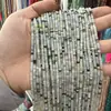 Contas redondas de olho de tigre amarelo, corte reto, 2*3mm, contas soltas para acessórios de joias DIY, contas para pulseira, contas espaçadoras, produtos semiacabados atacado