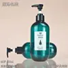 Botella de Loción Personalizada Redonda de Hombro Redonda de Fondo Cápsula Tipo Plástico PET Vacía Verde Transparente Manualidad Personalización