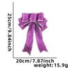 Decorações de Natal 25cm Rosa Choque Rosa Multicolorido Natal Laço Artesanal Laço para Árvore de Natal Decorações Penduradas