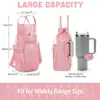 Capa de Copo Térmico Stanley Transfronteiriça, Capa de Copo Portátil Fashion, Bolsa Térmica para Garrafa de Gelo, Bolsa de Copo d'Água Transversal
