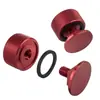 Capuz para cabeça de soldador capacete fixadores peças de alumínio tampa de cabeça de parafuso com junta de silicone antiderrapante anodizado (