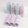 Rodillo de pelo autoadhesivo con estampado de dibujos animados directo de fábrica, lindo estampado de dibujos animados, rizador de flequillo al aire DIY