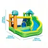 Castelo Pula-Pula Inflável da Selva, Castelo Inflável Doméstico com Escorregador, Adequado para Quintais e Shoppings, Playground Infantil, Suporta Personalização OEM/ODM