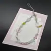 Colgante de Tulipán Cadena Fresca para Teléfono Móvil Pulsera Hecha a Mano con Cuentas Cadena Colgante para Auriculares Polaroid Cordón para Teléfono Móvil