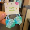 Lindos y brillantes accesorios para el cabello de poni Polly, lazo para el cabello, cuerda de goma para el cabello, cuerda para el cabello de dibujos animados para niñas, accesorios para el cabello con flequillo para niños