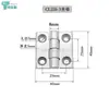 226-1-2-3 Bisagra Aleación de Zinc Acero Inoxidable 405060 Caja de Distribución Puerta de Gabinete 236 Bisagra Industrial
