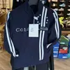Sudadera cárdigan retro americana con cuello alto para hombre y mujer, nuevo estilo primavera y otoño, chaqueta corta bordada con estrellas, top deportivo