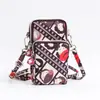 Bolsa diagonal para teléfono móvil al por mayor Nueva Bolsa pequeña para mujer Bolsa de tela para teléfono móvil bolsa vertical para cuello brazo muñeca monedero