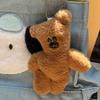 Lindo colgante de oso de peluche grande para pareja de novias, llavero, colgante de mochila escolar, accesorios para bolso, colgante de niña