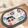 Tapete de Diatomita de Desenho Animado Crayon Xiaoxin Banheiro Antiderrapante Absorvente de Água Secagem Rápida Tapete para os Pés Doméstico Resistente à Lama Tapete de Porta