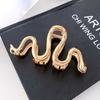 Pinzas para el cabello con forma de garra mágica de calavera de Halloween, estilo europeo y americano, accesorios para el cabello de estilo oscuro, pinza para el cabello de metal, pinza grande de tiburón con forma de araña