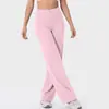 Pantalones sueltos, suaves, de pierna ancha para Pilates y yoga para mujer, para otoño e invierno, largo 9/10, con caída fluida, secado rápido, cintura alta y diseño de pierna recta.