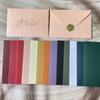 600g Papel de Algodón Letterpress Impresión Letterpress Estilo Hong Kong Doble Cara Dorado Invitación Tarjeta de Invitación Personalización