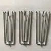 Gancho de Acero Inoxidable Puro Cortina Gancho de Cuatro Puntas Gancho de Cuatro Tenedores Accesorios para Cortinas Suministros Gancho de Banda de Tela Hebilla de Cortina