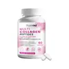 Cápsulas de Colágeno Multi-Fonte Bushaid Complex de Beleza Diária Suplemento Nutricional para Cuidados com a Pele, Cuidado Oral Portátil para a Pele