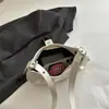Bolsa plissada retrô de nicho para mulheres, versão coreana, nova moda versátil 2026, bolsa de ombro/axila, bolsa de mão elegante