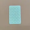 Ventosa de Silicona Funda de Cuero para Teléfono Móvil Cuadrada de una Cara 40 Multifuncional de Silicona Engrosada Ventosa para Teléfono Móvil Ventosa de Silicona